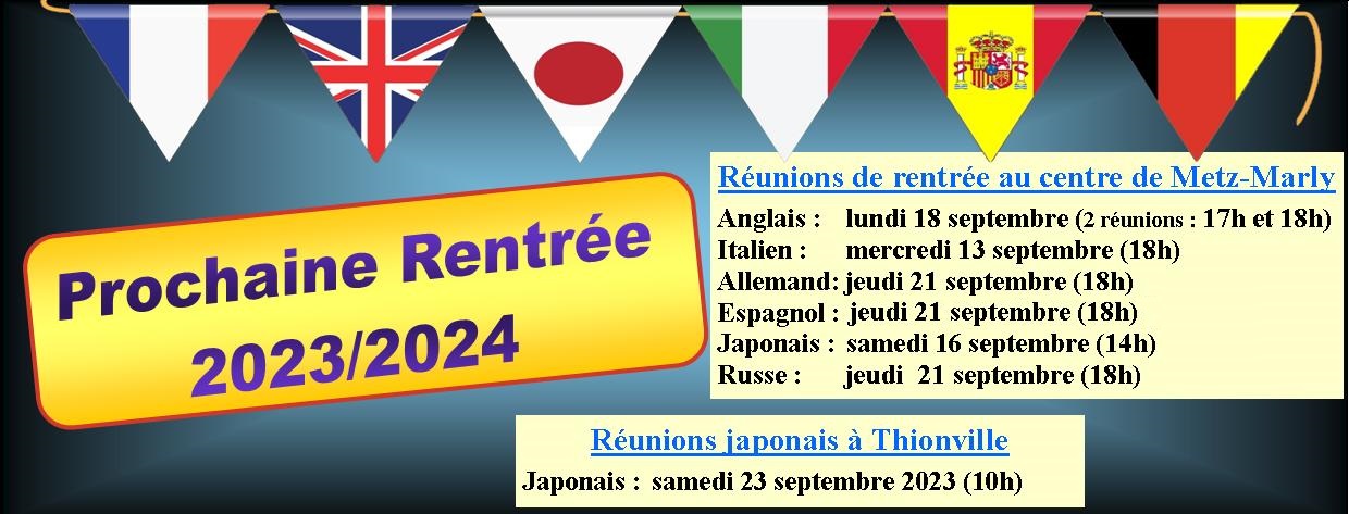 réunions sept 2022
